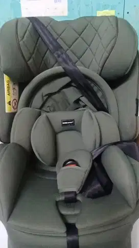Preloved Carseat BabyDoes Isofix 360derajat GREEN