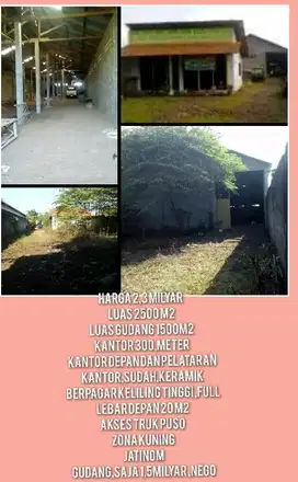 dijual gudang murah