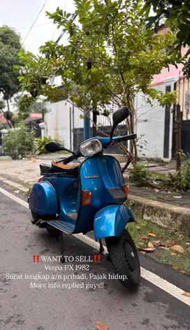Vespa PX 1982 Surat Komplit