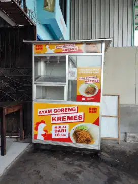 Gerobak Usaha Fried Chicken, Ayam Goreng