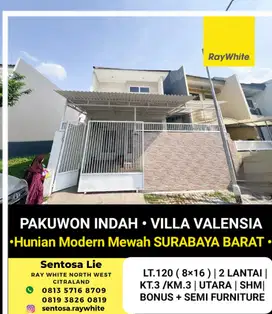 MURAH Rumah Pakuwon Indah Villa Valensia - Citraland - Royal Residence