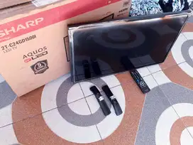 TV LED SHARP 24in Digital TV Kondisi Normal Mulus Garansi