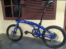 Sepeda lipat Element Ecosmo 7 captain america