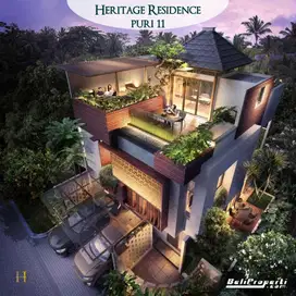 Rumah Puri 11 Hoek lebar 9 Full bangunan 3 Lantai rooftop