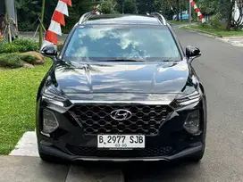 HYUNDAI SANTA FE 2.2 CRDi AT DIESEL 2019 HITAM PAJAK PANJANG