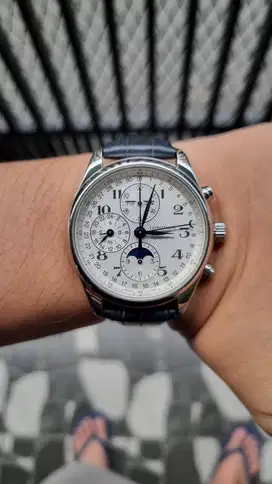 Longines Master Collection Chronograph Calendar White Dial Automatic