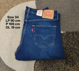 Jeans Levi's 511 Slim Size 34 New Original