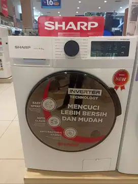 SHARP WASH MACH FL ES-FL1270MWX 7KG