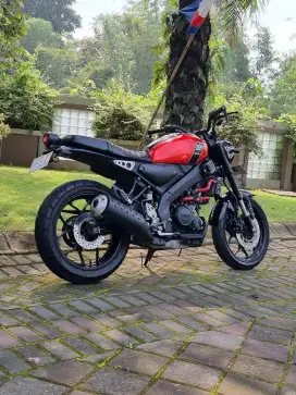 Yamaha XSR 155 VVA Red Candy Odo 10rb Nopol N Koko Motor