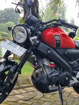 Yamaha XSR 155 VVA Red Candy Odo 10rb Nopol N Koko Motor