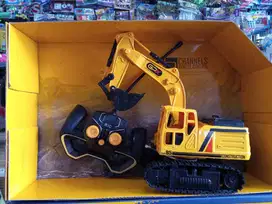 mainan anak rc excavator asap