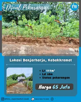 Tanah Pekarangan di Kebakkramat