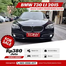 Sunroof BMW 730Li 3.0 AT 2015 Hitam