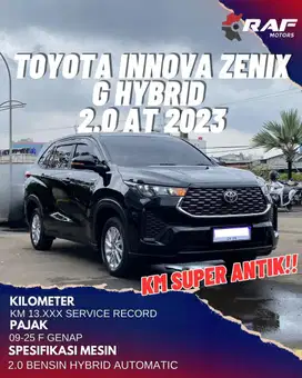 Toyota Kijang Innova Zenix 2.0 G Hybrid AT 2023 Hitam