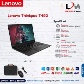 Laptop Core i5 Lenovo Thinkpad T490 i5-8365U RAM 16GB SSD 256GB 14 FHD