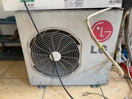 Jual AC second LG 1 PK lengkap kondisi perlu servis