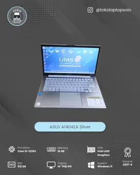 ASUS A1404Z SILVER INTEL CORE I5 1235U Ram 16GB SSD 512GB FHD IPS