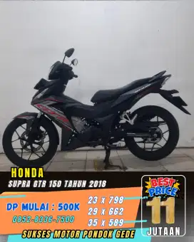 DP 500 RIBU HONDA SUPRA GTR 150 TAHUN 2018