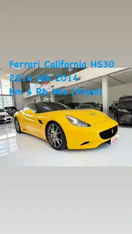 ferrari California Hs30 2014 nik13 Yellow Siap Pakai