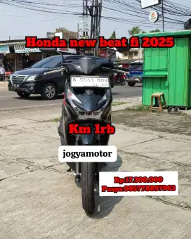 Honda beat fi tahun 2025 km 1 rb
