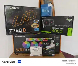 CPU PC GAMING INTEL i7 13700F RTX 4060 8GB RAM 16GB DDR5 SSD 1TB WIFI