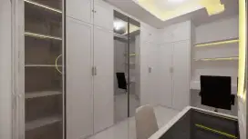 Jasa interior design lemari minimalis