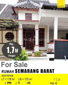 DIJUAL RUMAH DI SEMARANG BARAT A4070