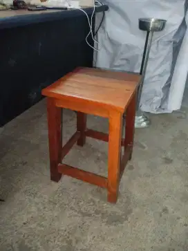 Kursi bar warung makan kayu kokoh