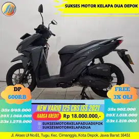HONDA NEW VARIO 125 CBS ISS 2021 CASH/KREDIT SYARAT MUDAH KTP/KK
