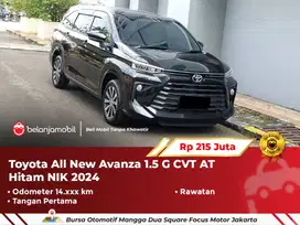 [ GARANSI 1THN ] Toyota All New Avanza 1.5 G CVT AT Hitam 2024 2025