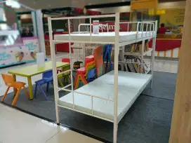 Obral murah ranjang besi tingkat anti karat