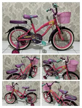 Sepeda anak ukuran 16 untuk usia 4 sampai 8 tahun