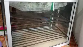 Etalase ayam goreng free lampu