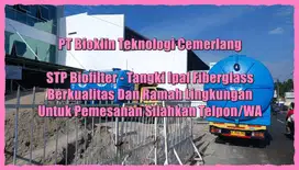 stp fiberglass - stp biofilter - ipal frp - tangki stp - stp tank