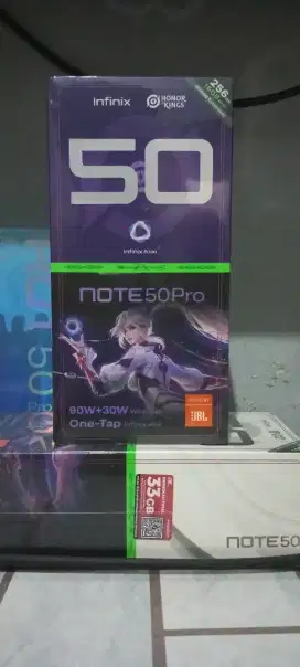 Infinix note 50 pro 8/256 baru segel box