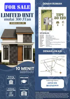 Ready Rumah 1LT di Mijen Dekat BSB City