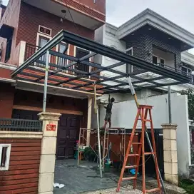 Kanopi tempahan atap alderon
