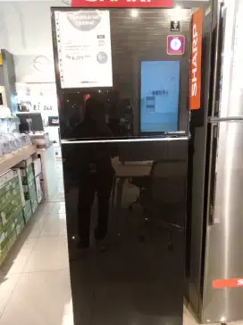 KREDIT KULKAS SHARP REFRIGERATOR 2 DOOR
