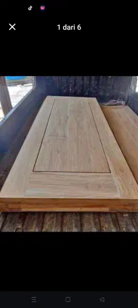 Pintu jati perhutani