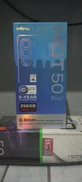 Infinix hot 50 pro plus 8/256 baru amoled layar lengkung