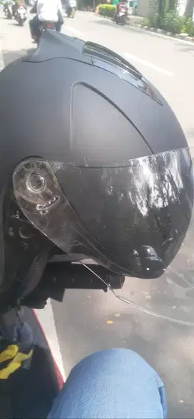 Helm KYT Galaxy double visor