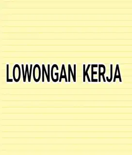 Lowongan Kerja Pria : 
Bersih2 Rumah  &  Packing barang jualan online.