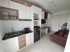Sewa Tahunan 1BR Furnished Lantai rendah - Bassura City  - Free IPL