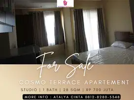 Jual Apartement Cosmo Terrace High Floor Type Studio Furnished View GI