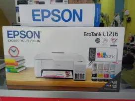 Printer Epson Eco Tank L1216 Print, Only ( white)