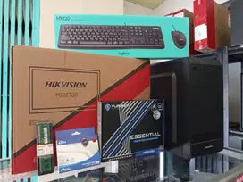 PC Set Office Intel i5 4590 RAM 8GB SSD 256GB Monitor 19 KeyMouse USB