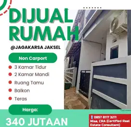 Rumah Di Jagakarsa Nempel Jl M Kahfi 2 Dekat Stasiun Lenteng Agung TOL