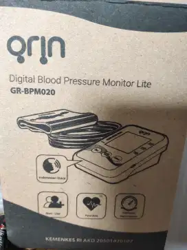 Alat Tensi Darah Digital / Grin Tensimeter Digital GR-BPM020