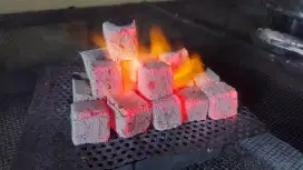 Briket BBQ alternatif arang batok
