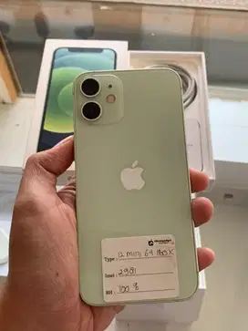IPHONE 12 MINI 64GB SECOND IBOX RESMI BERGARANSI